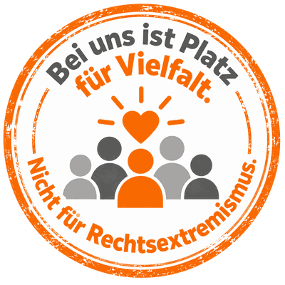Bei uns ist Platz für Vielfalt. Nicht für Rechtsextremismus.
