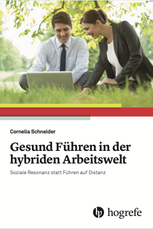 Buchcover Gesund Führen in der hybriden Arbeitswelt